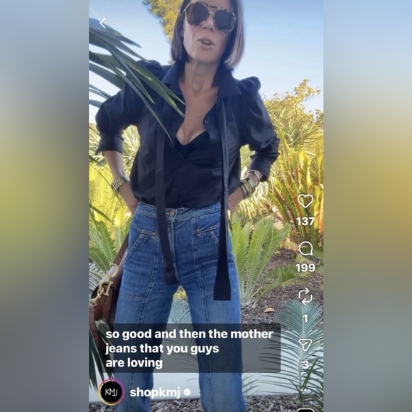 MOTHER NWT Riveting Rambler High Waist Zip Sneak Bending The Rules size 30 - Picture 3 of 11